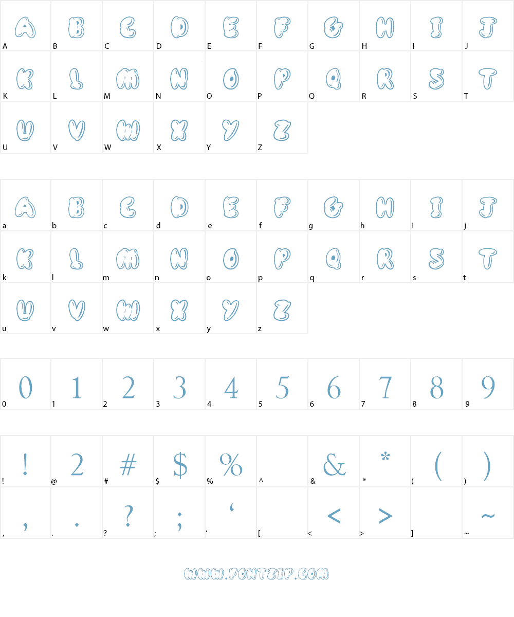 Definitely Maybe Font Character